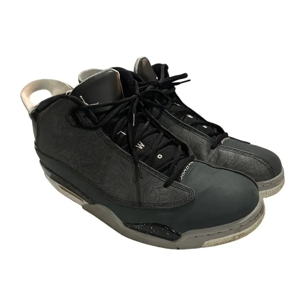 Men's Air Jordan Dub Zero Cool Grey Basketball Sneakers High Top Shoes Neutral